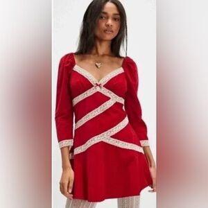 Free people Tennley corduroy mini Dress